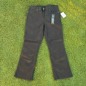 NWT DG2 By Diane Gilman Up Lifter Bootcut Jeans Black Size 12P